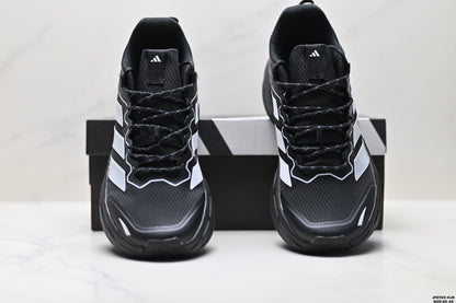 Adidas Waterproof Trail Running Shoes – Black White Outdoor Sneakers