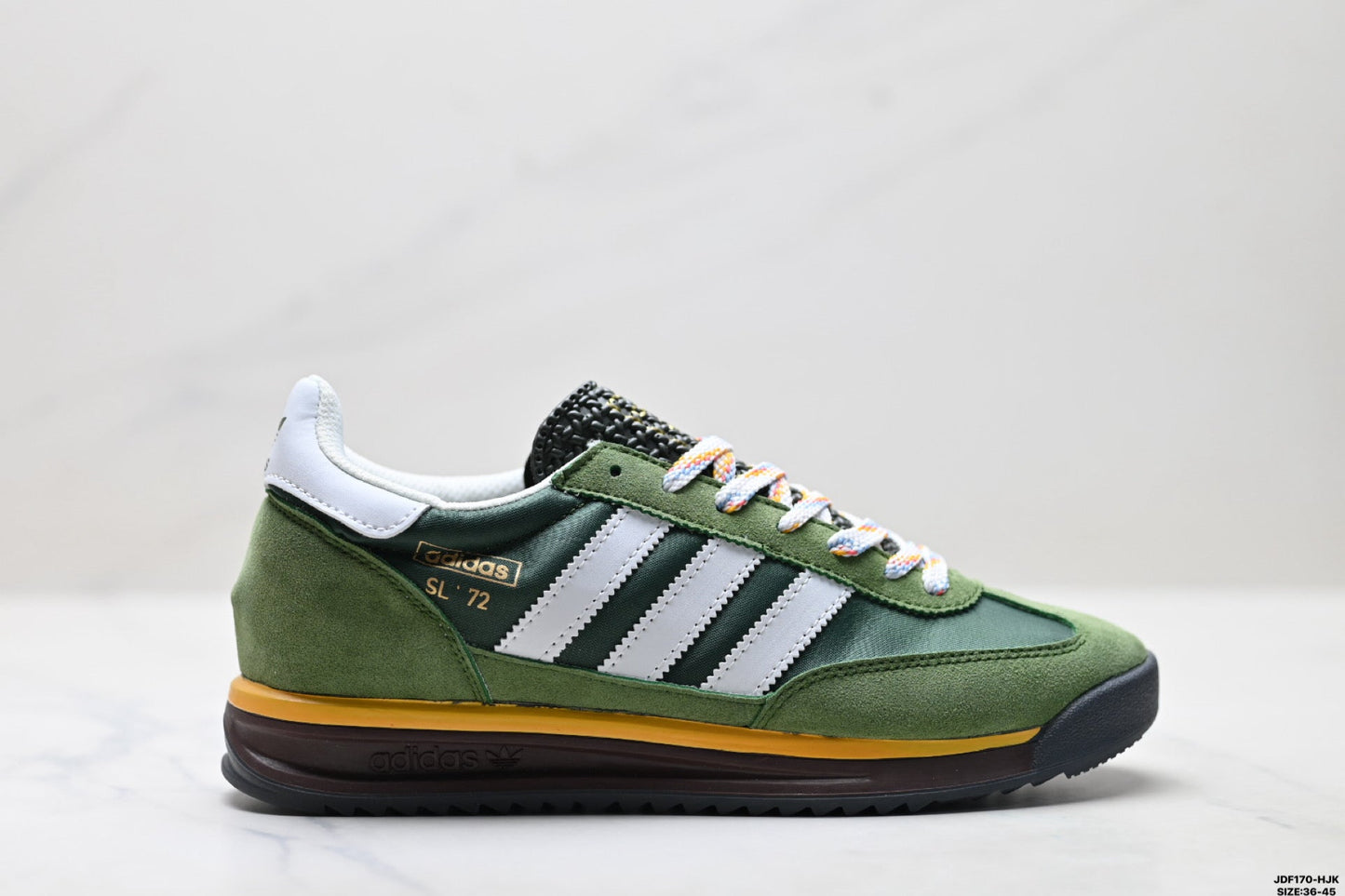 Adidas SL 72 Green Retro Sneakers