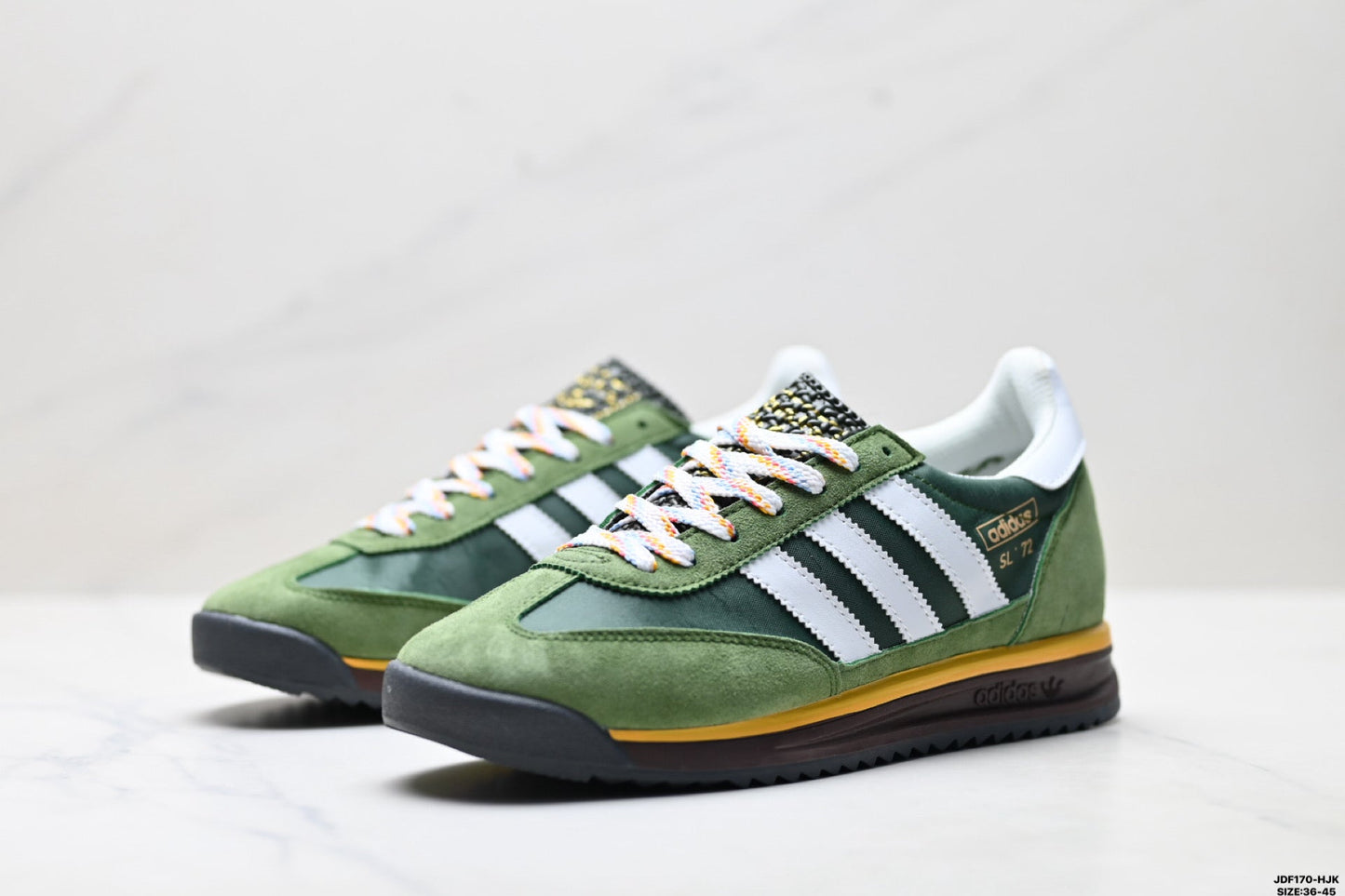 Adidas SL 72 Green Retro Sneakers