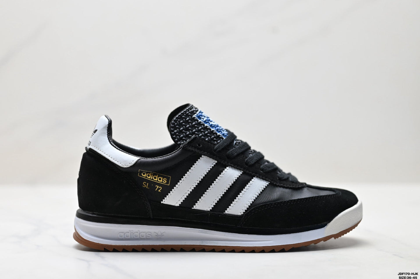 Adidas SL 72 Black Retro Sneakers