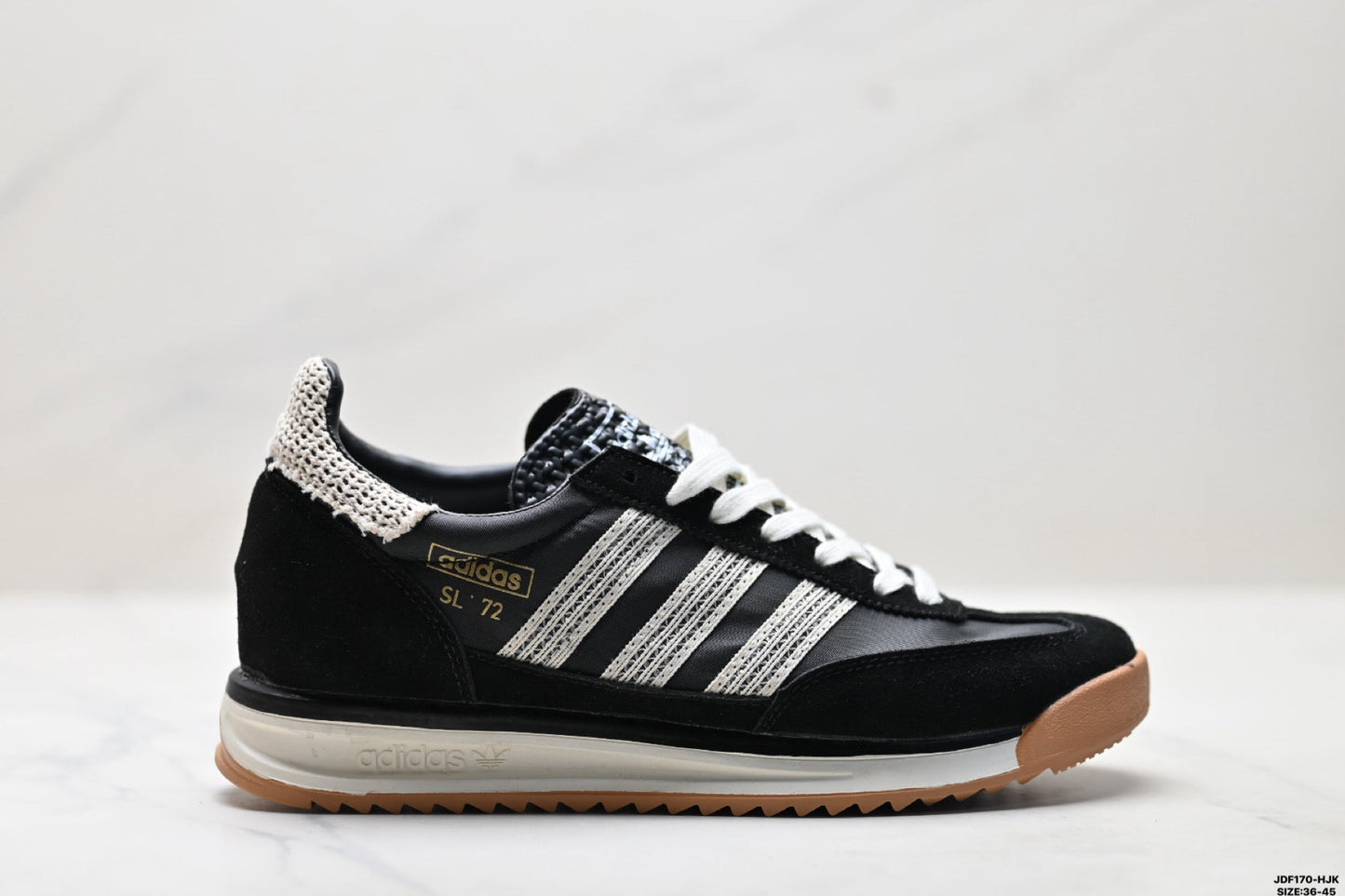 Adidas SL 72 Black Retro Sneakers