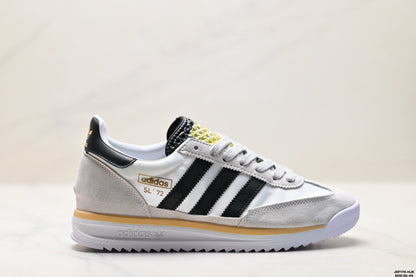 Adidas SL 72 White Black Retro Sneakers