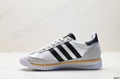 Adidas SL 72 White Black Retro Sneakers