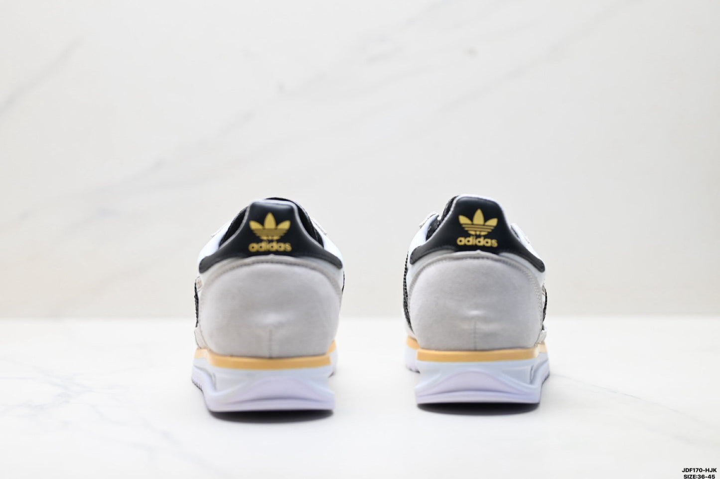 Adidas SL 72 White Black Retro Sneakers