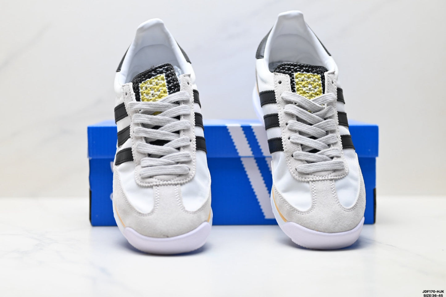 Adidas SL 72 White Black Retro Sneakers