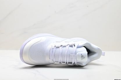 Adidas Training Shoes | Lightweight Workout Sneakers - White/Silver