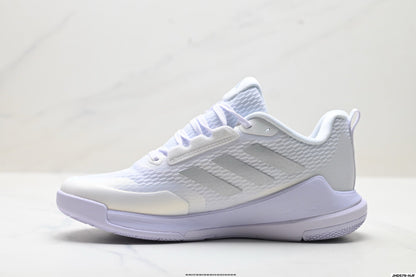 Adidas Training Shoes | Lightweight Workout Sneakers - White/Silver
