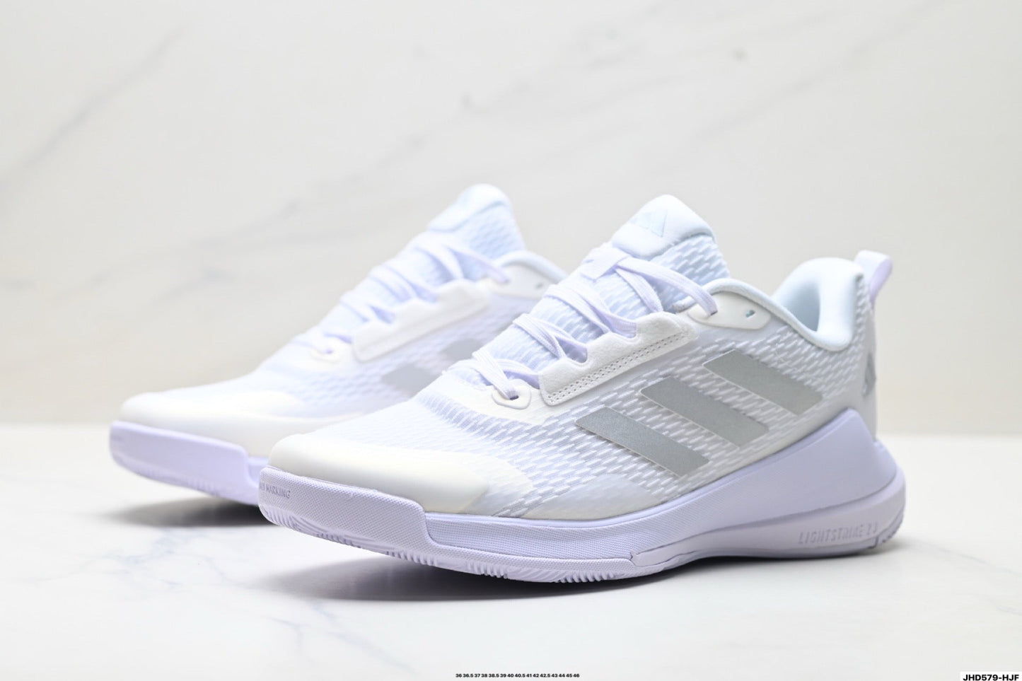 Adidas Training Shoes | Lightweight Workout Sneakers - White/Silver