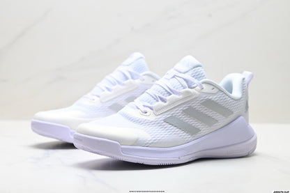 Adidas Training Shoes | Lightweight Workout Sneakers - White/Silver