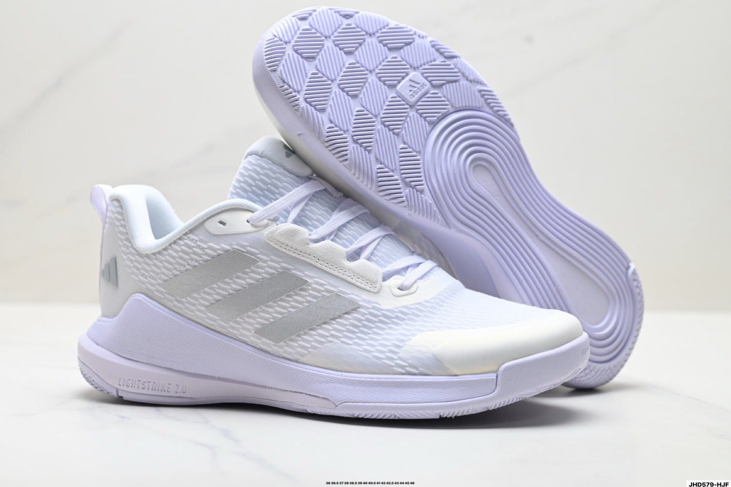 Adidas Training Shoes | Lightweight Workout Sneakers - White/Silver