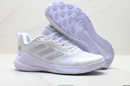 Adidas Training Shoes | Lightweight Workout Sneakers - White/Silver
