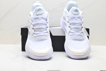 Adidas Training Shoes | Lightweight Workout Sneakers - White/Silver