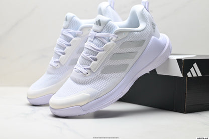 Adidas Training Shoes | Lightweight Workout Sneakers - White/Silver