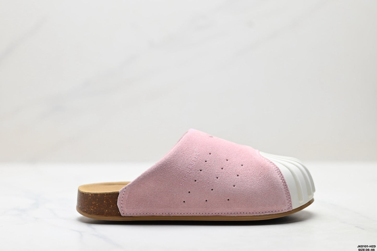 Classic Suede Mule Slides | Rubber Toe Cap Slip-On Shoes