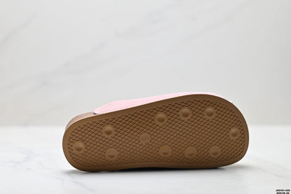 Classic Suede Mule Slides | Rubber Toe Cap Slip-On Shoes