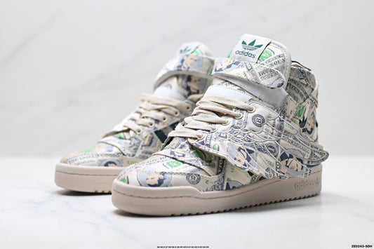 Jeremy Scott x Adidas Forum Wings Classic Sneakers