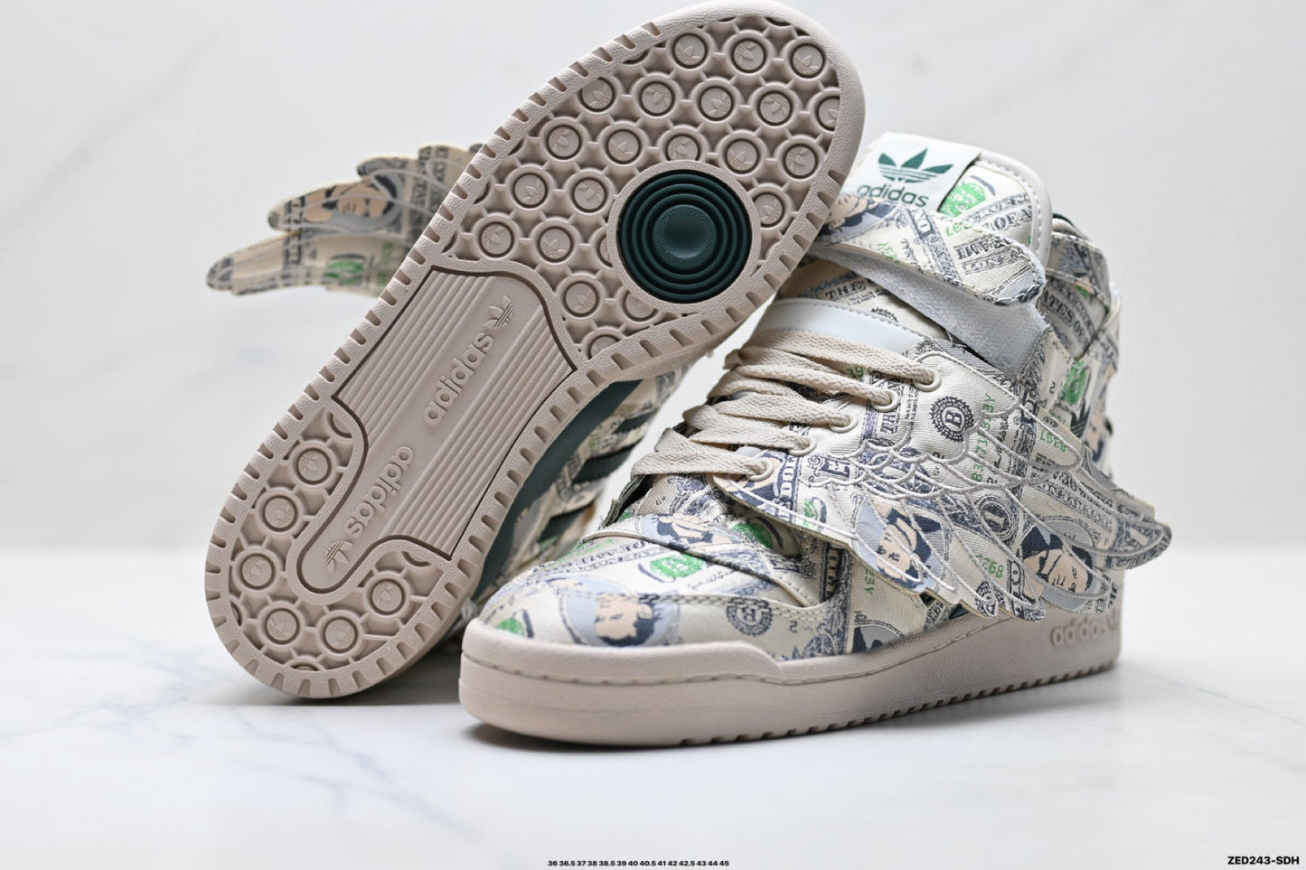 Jeremy Scott x Adidas Forum Wings Classic Sneakers