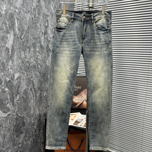 SOLA-PP Lettering Print Jeans