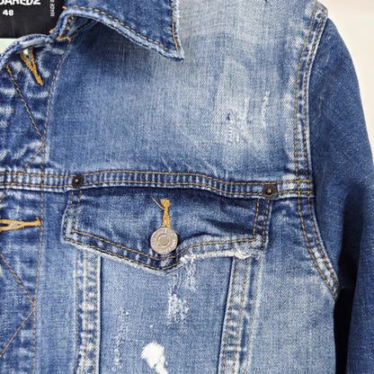 2025ss Man Letters Denim Jacket