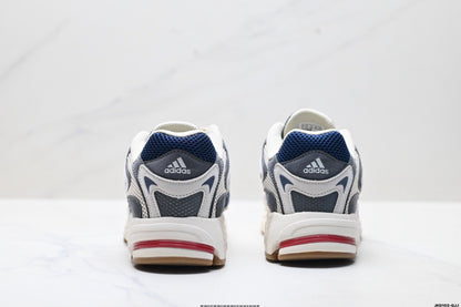 Adidas K81801550 Unisex Running Shoes #12 - White/Grey/Red - image 3