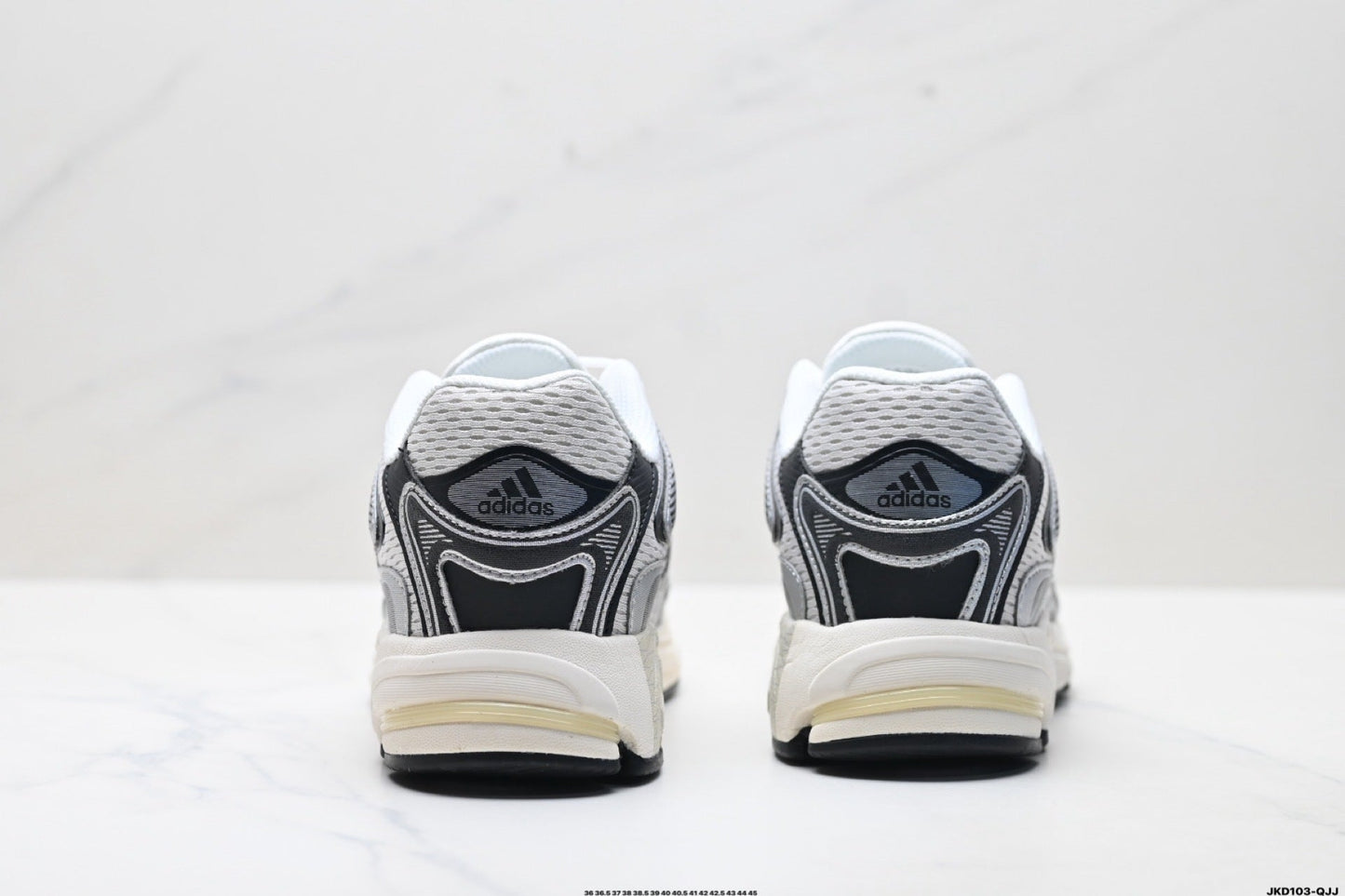 Adidas K81801550 Unisex Running Shoes #12 - White/Black - image 8