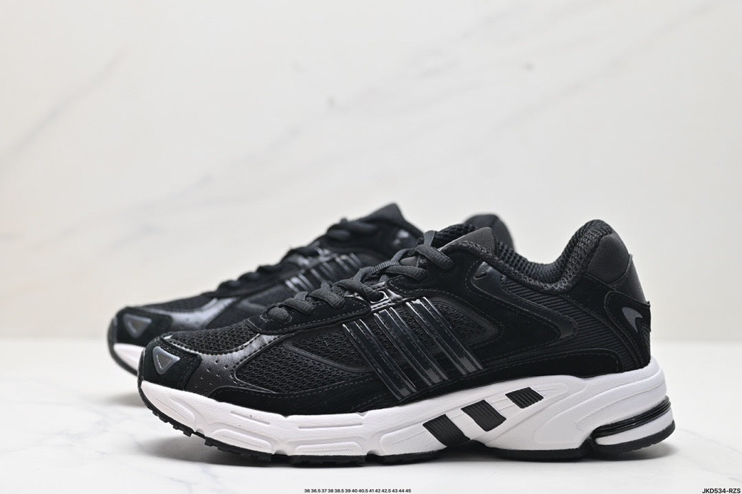 Adidas K81801550 Unisex Running Shoes #11 - Black/White - image 10