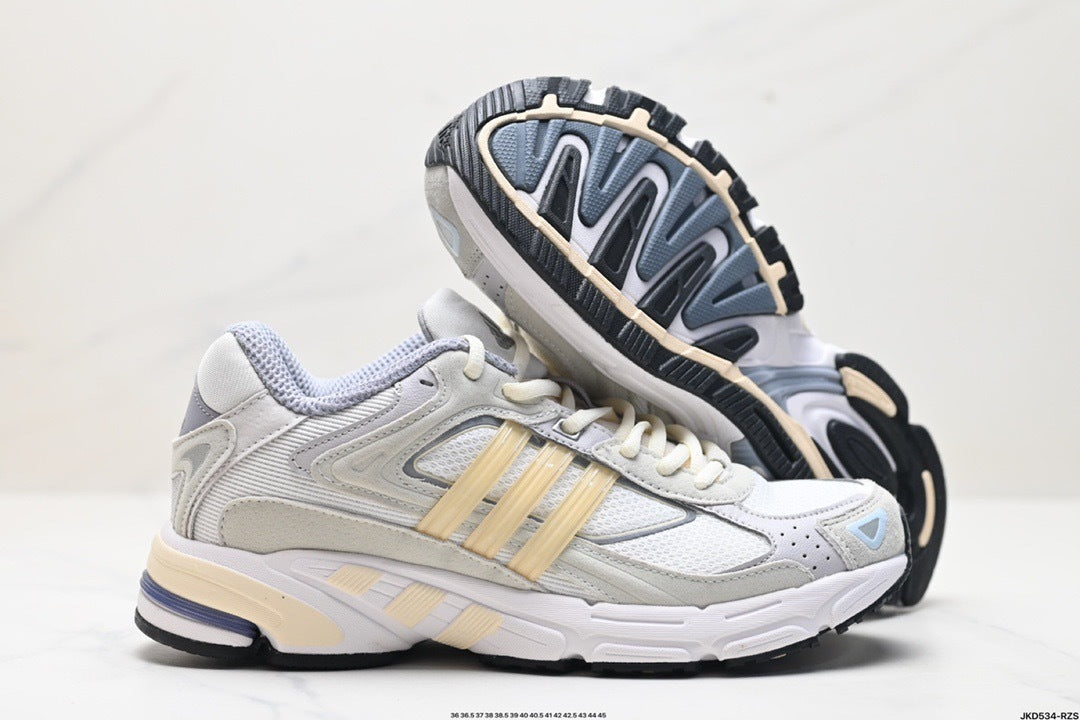 Adidas K81801550 Unisex Running Shoes #11 - White/Grey - image 14