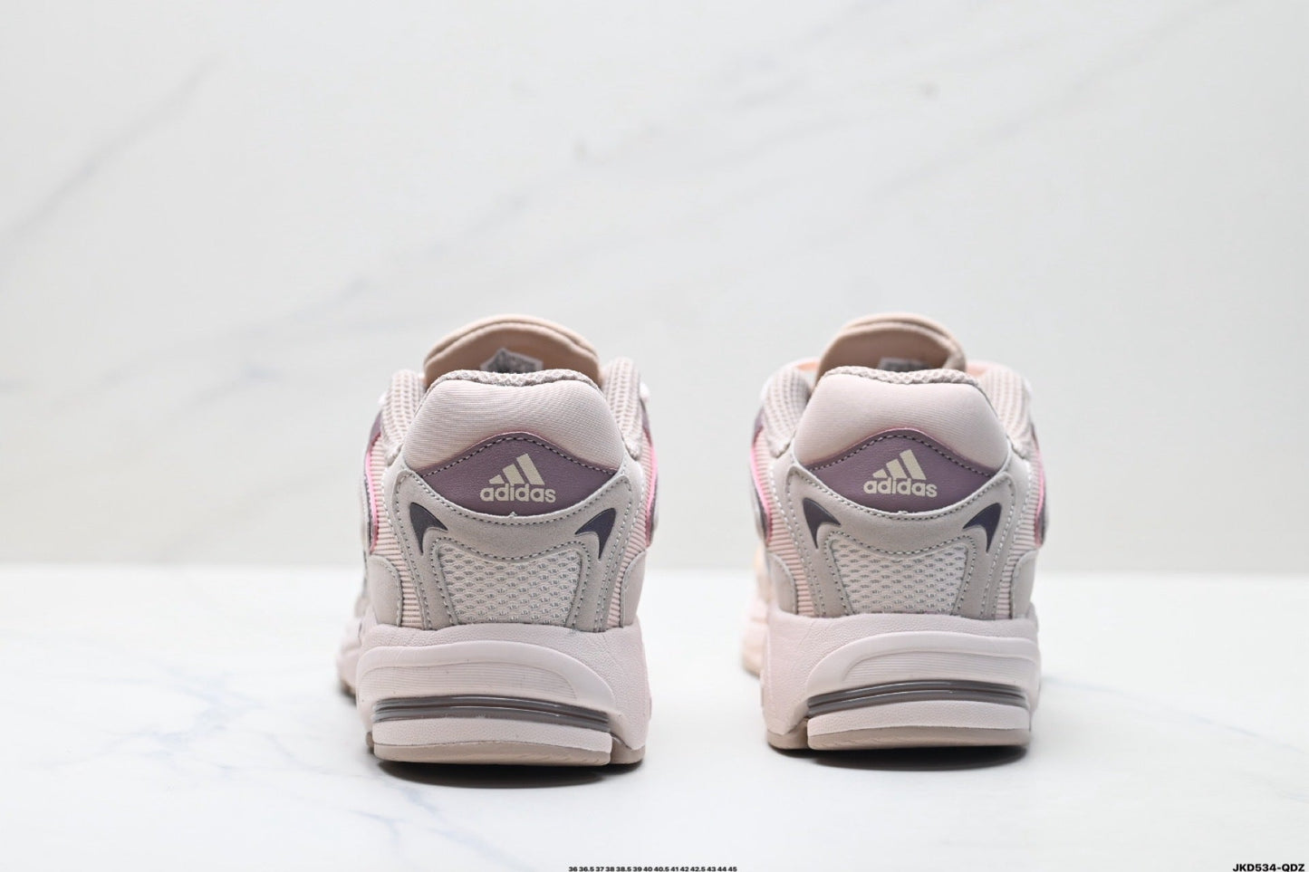Adidas K81801550 Unisex Running Shoes #11 - Pink/Beige - image 28