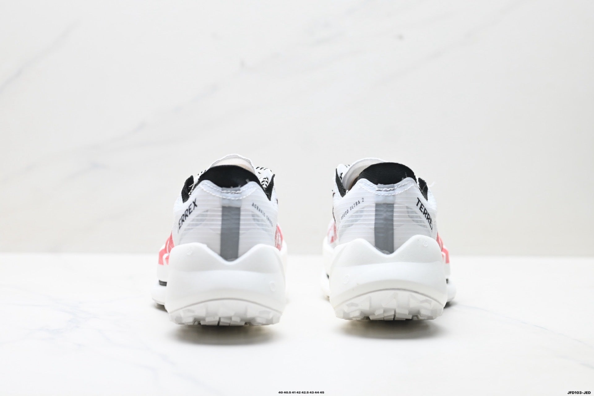 Adidas K81801650 Men's Running Shoes #4 - White/Red - image 3
