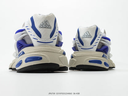 Adidas KK01650 Unisex Dad Sneakers - White/Blue/Black