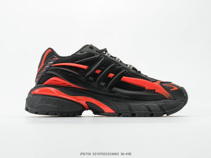 Adidas KK01650 Unisex Dad Sneakers - Black/Red - image 23