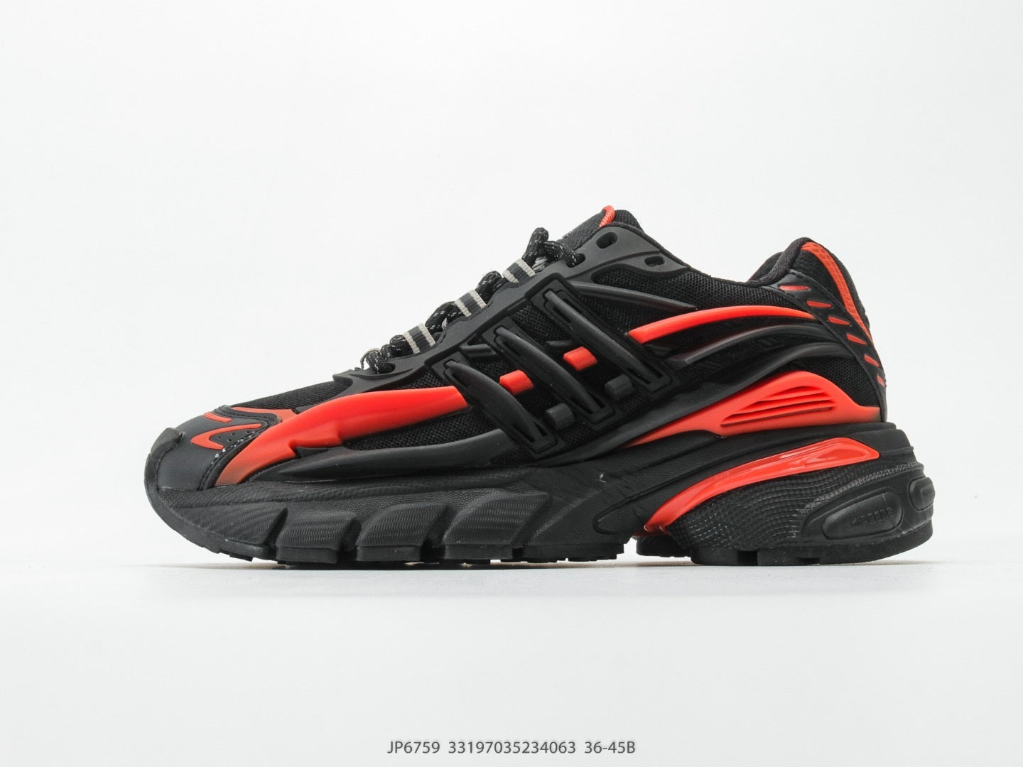 Adidas KK01650 Unisex Dad Sneakers - Black/Red - image 24