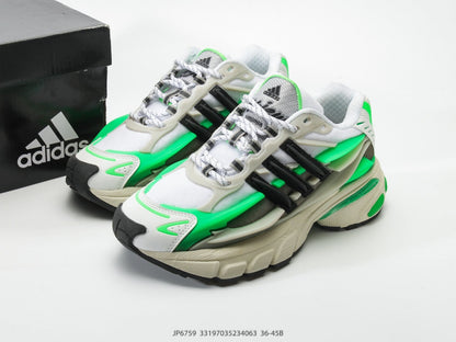 Adidas KK01650 Unisex Dad Sneakers - White/Green - image 35