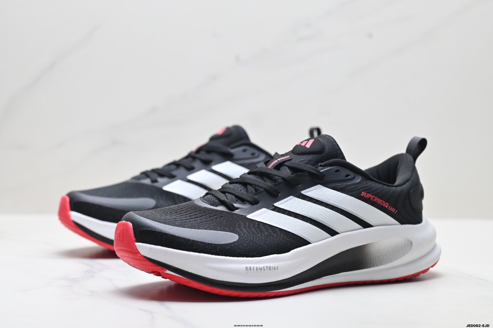 Adidas K81801550 Men's Running Shoes #7 - Black/Red - image 5