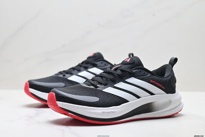 Adidas K81801550 Men's Running Shoes #7 - Black/Red - image 5