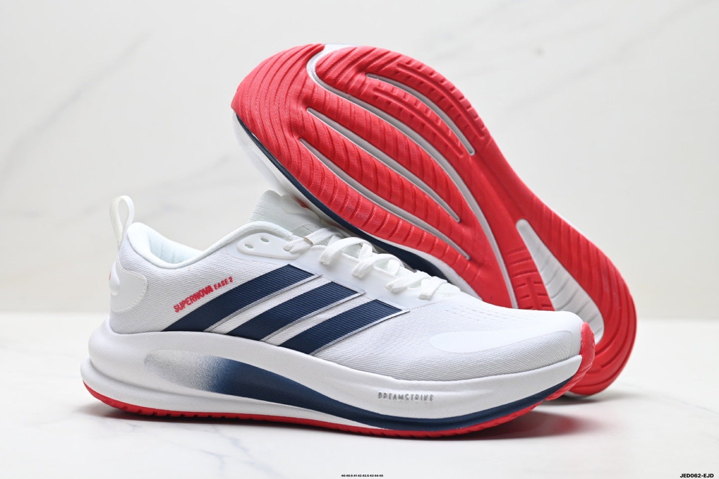 Adidas K81801550 Men's Running Shoes #7 - White/Pink - image 9