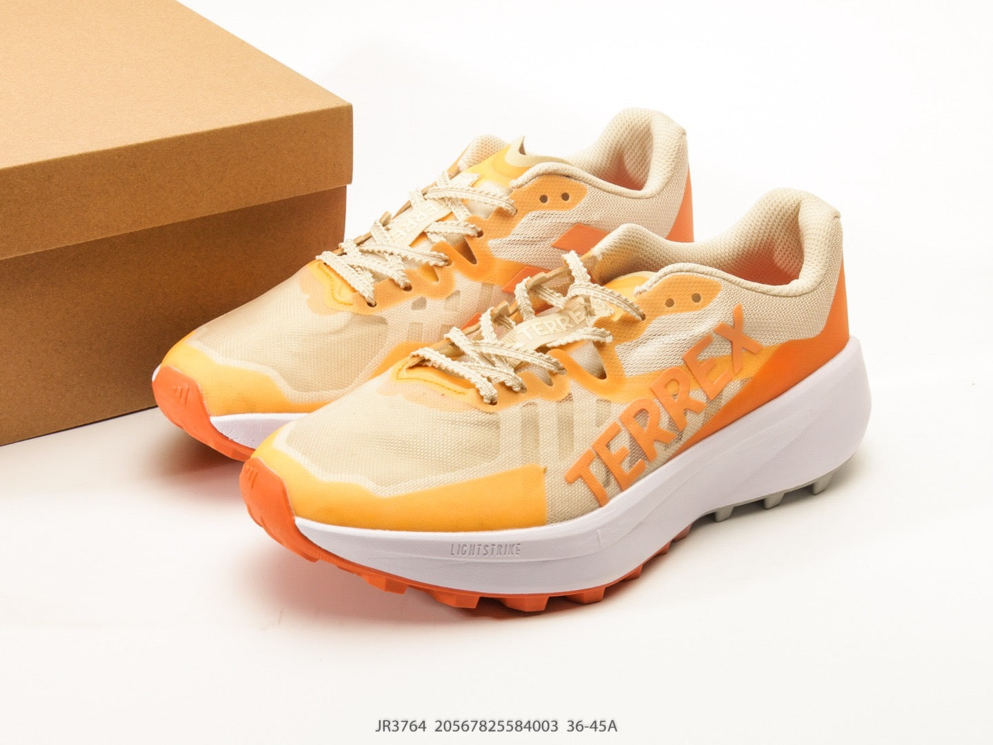 Adidas FF8801450 Unisex Running Shoes - Orange/Yellow - image 30