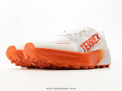 Adidas FF8801450 Unisex Running Shoes - White/Orange - image 32