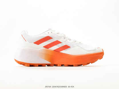 Adidas FF8801450 Unisex Running Shoes - White/Orange - image 33