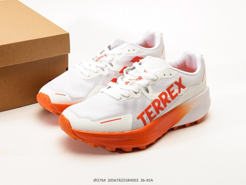 Adidas FF8801450 Unisex Running Shoes - White/Orange - image 36
