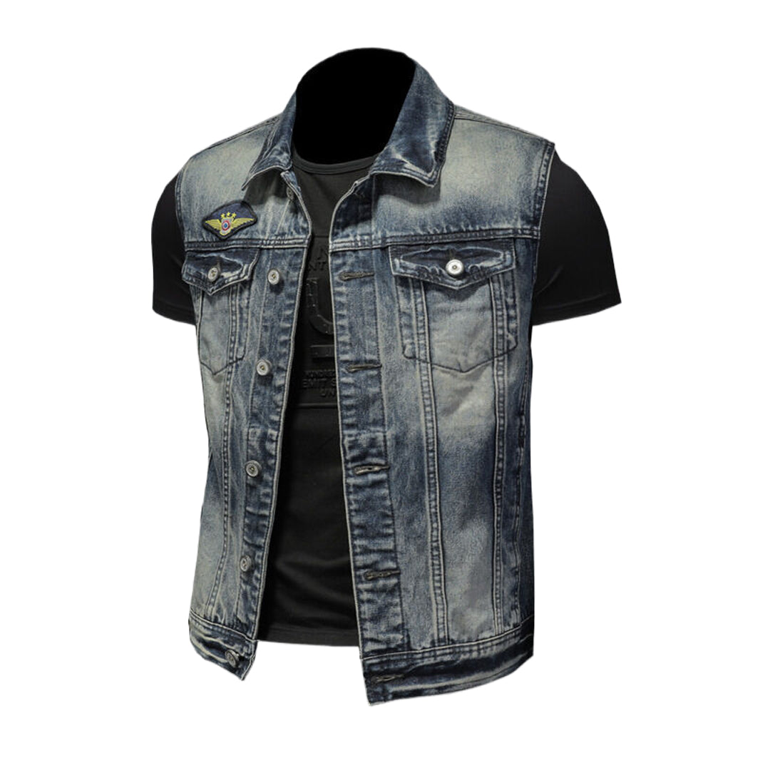 SOLA-DSQ2 24ss cowboy Denim vest