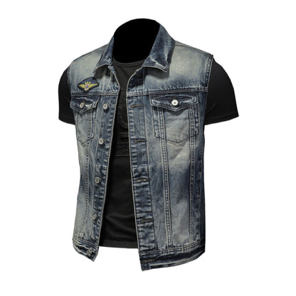 SOLA-DSQ2 24ss cowboy Denim vest