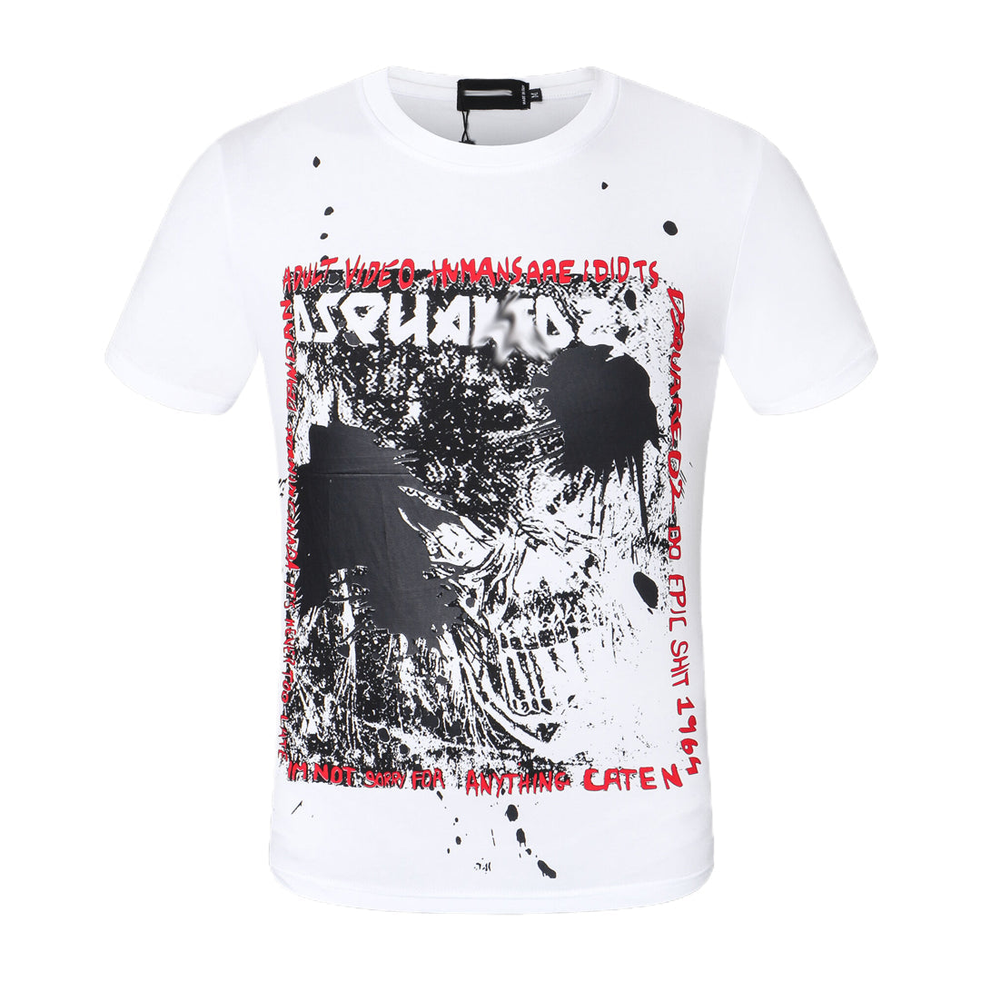 New-D2 Print 2024ss Loose T-shirt