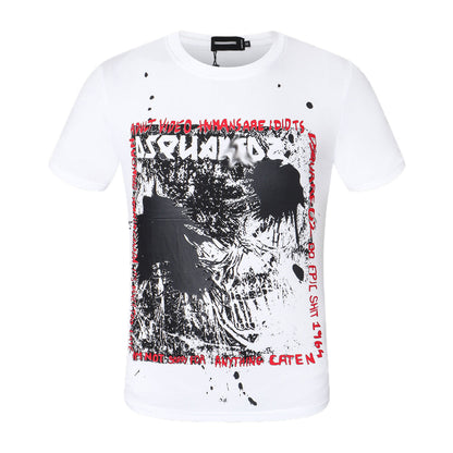 New-D2 Print 2024ss Loose T-shirt