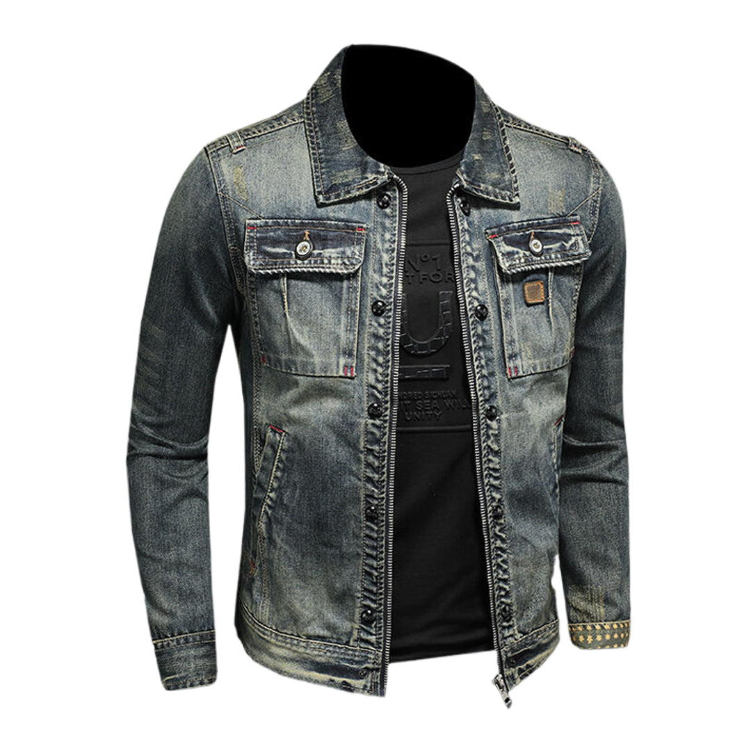 SOLA-DSQ2 Black Denim Jacket