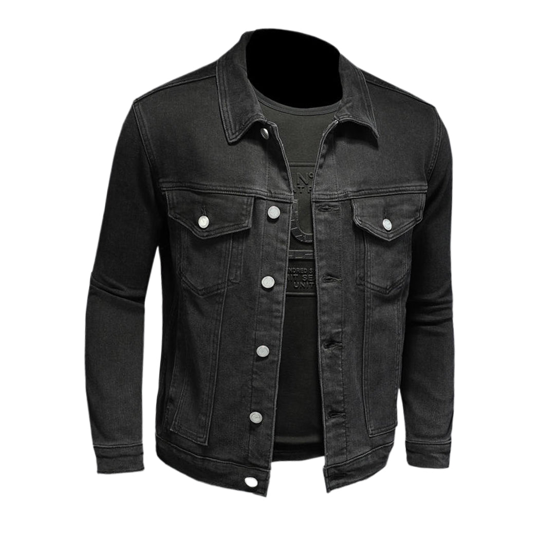 SOLA-DSQ2 Men's Black Denim Jacket