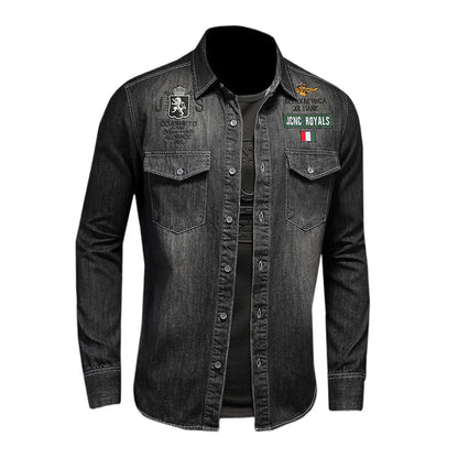 SOLA-DSQ2 Black 2024ss Denim Jacket