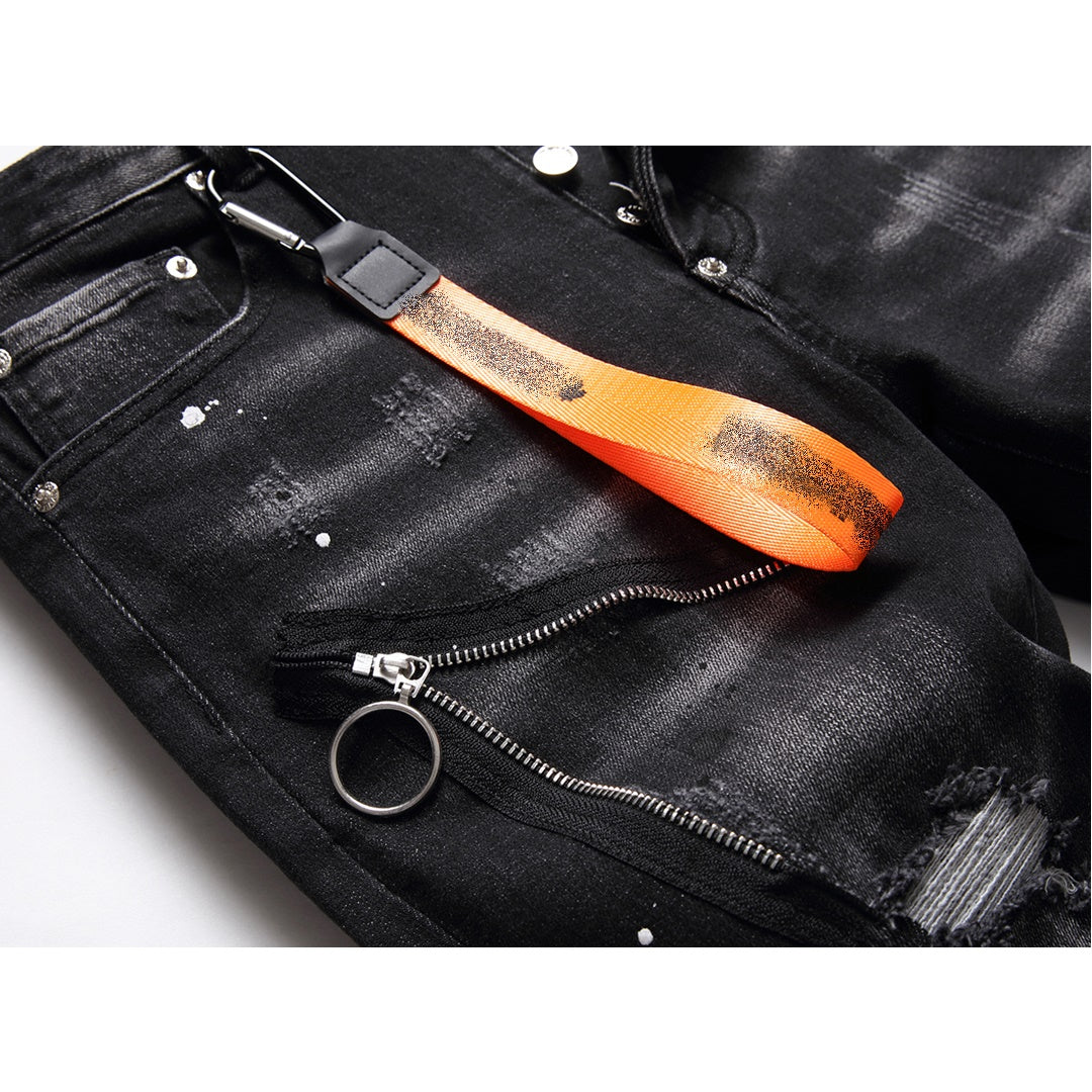 SOLA-DSQ2 Vakeraj piedoj Jeans 