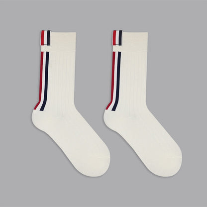 2025ss Four stripe socks