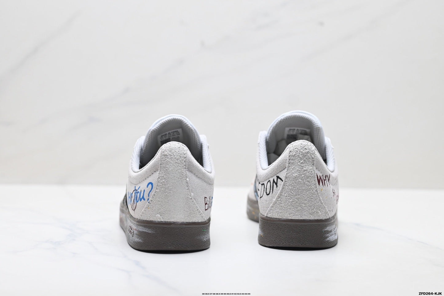 Adidas K81802350 Unisex Casual Sneakers - White/Graphic - image 3